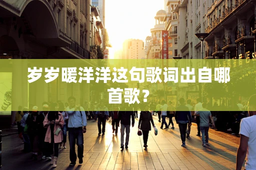 岁岁暖洋洋这句歌词出自哪首歌？