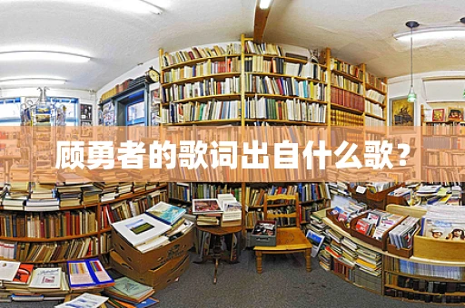顾勇者的歌词出自什么歌？