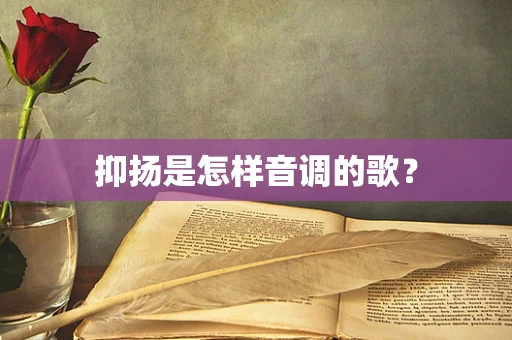 抑扬是怎样音调的歌？