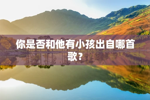 你是否和他有小孩出自哪首歌？