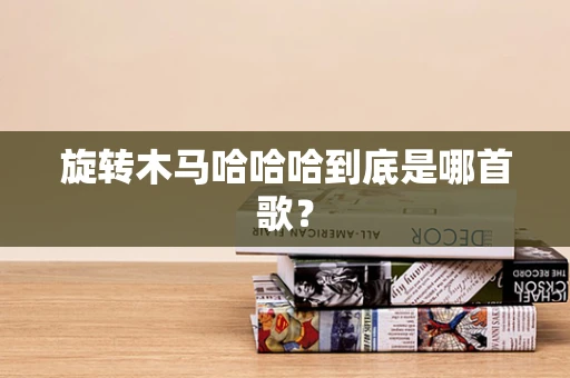 旋转木马哈哈哈到底是哪首歌？