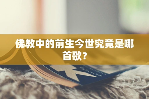 佛教中的前生今世究竟是哪首歌？