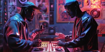 Hiphopman和双胞胎合作了什么歌？