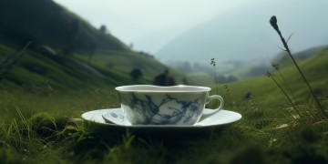 我站在山坡上喝茶究竟是哪首歌？