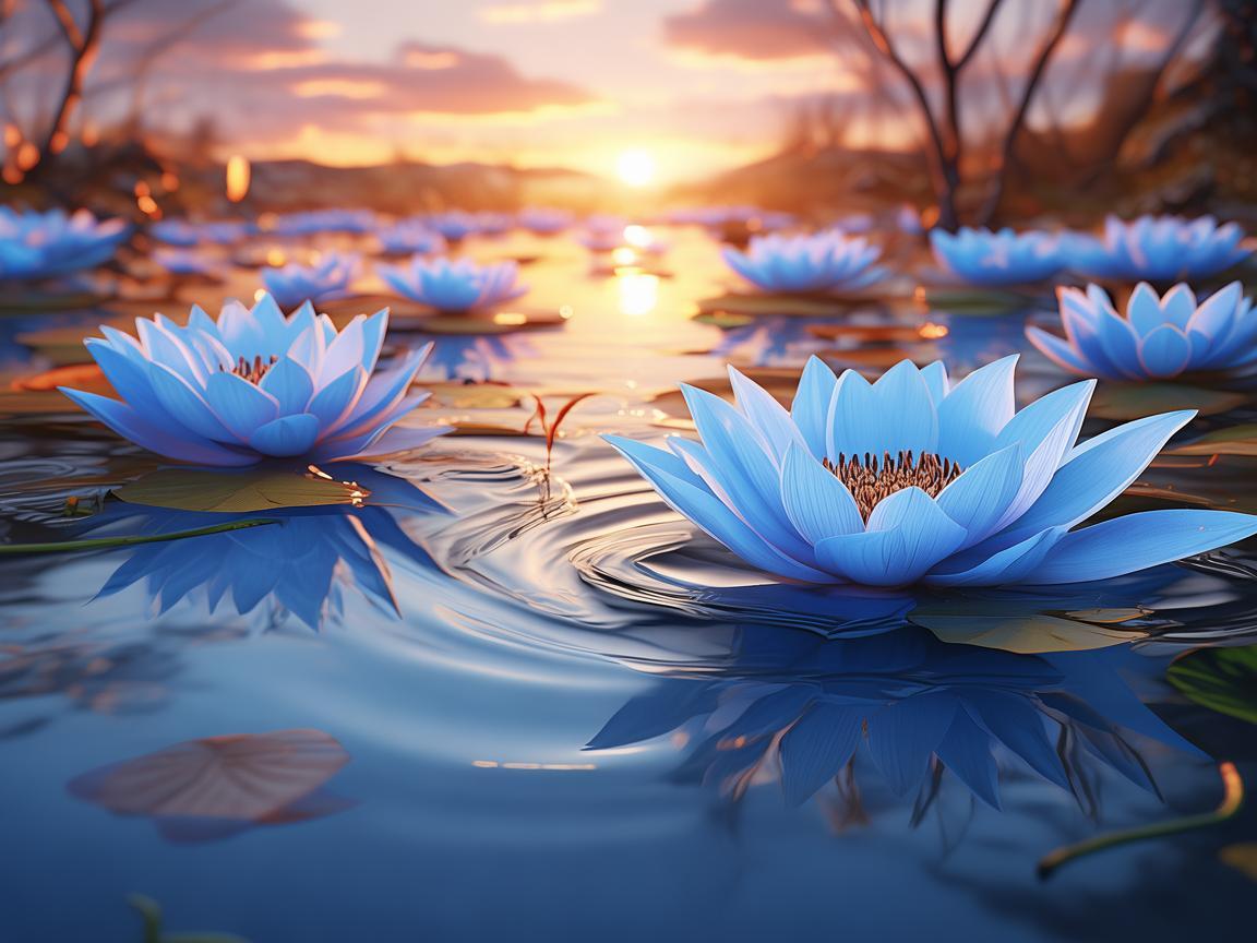 蓝色的莲花代表什么佛歌呢？